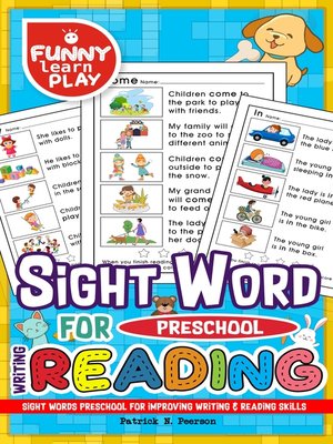 cover image of Sight Words Preschool